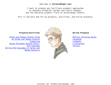 Tablet Screenshot of corneredangel.com